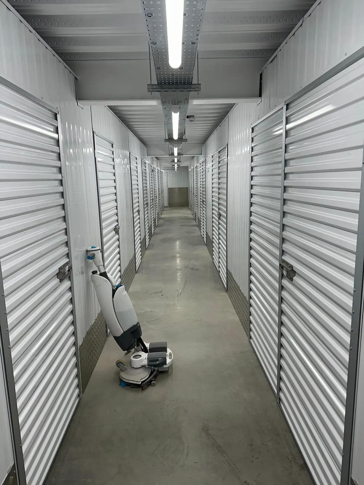 Self-storage facility deep cleaned and reset